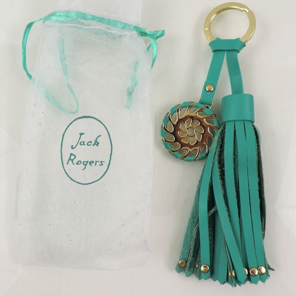 Jack Rogers Tassel Key Fob Key Chain Bag Purse